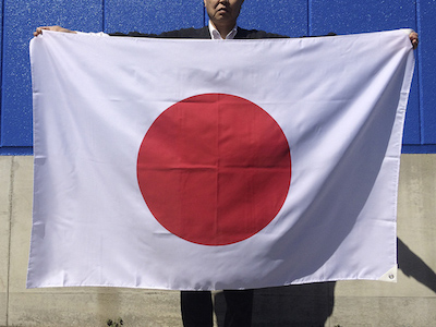 日本 国旗 100×150cm アクリル