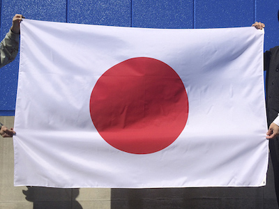 日本 国旗 120×180cm アクリル