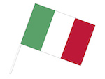 イタリア 手旗フラッグ 30×45cm ポンジ