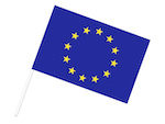 EU（ヨーロッパ連合） 手旗フラッグ 30×45cm ポンジ